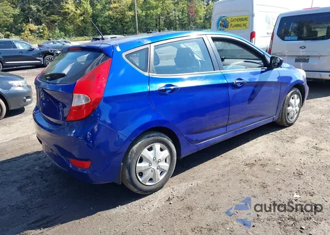 2013 Hyundai Accent Gs from USA, damaged, VIN KMHCT5AE8DU111983